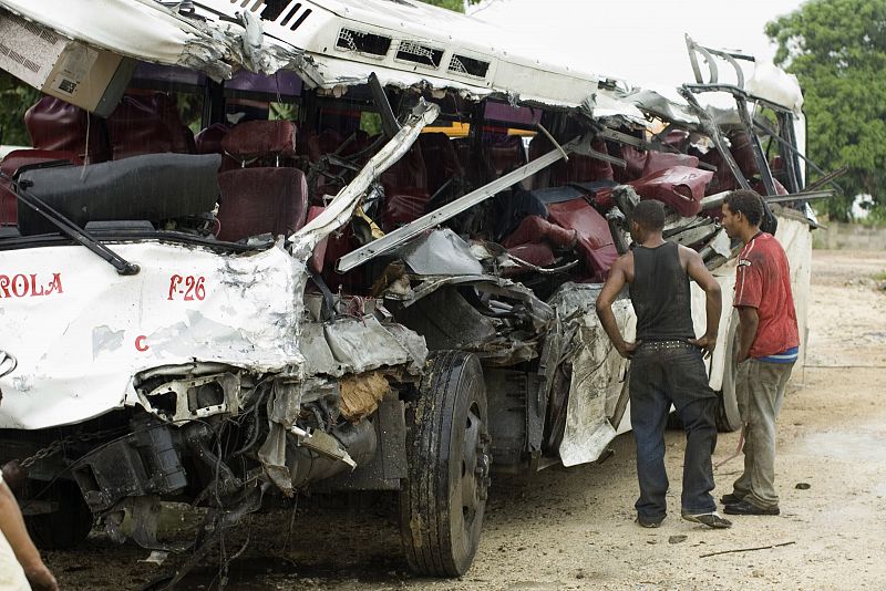 Grave accidente de autobús en la República Dominicana