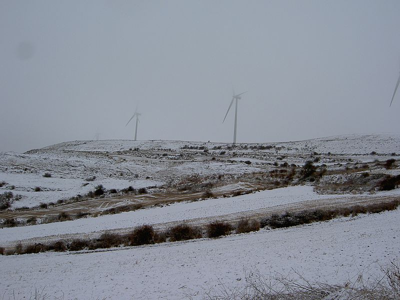 Niebla en Huércemes, Burgos. 12/12/2008