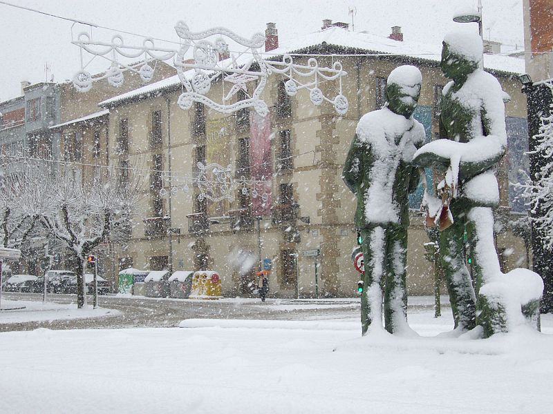 Nieve en Soria. 14/12/2008