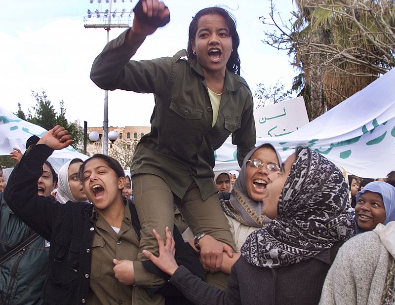 Protestas en Libia contra la condena de Abdel Basset.