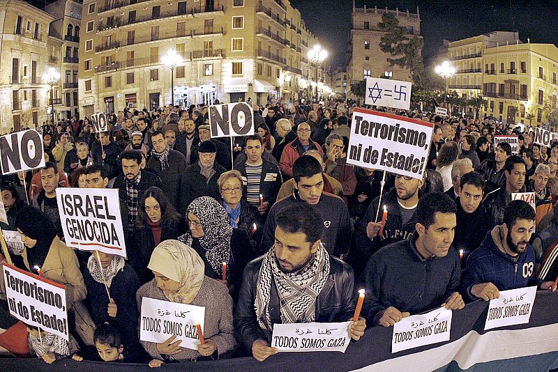 PROTESTA ATAQUES ISRAEL FRANJA DE GAZA