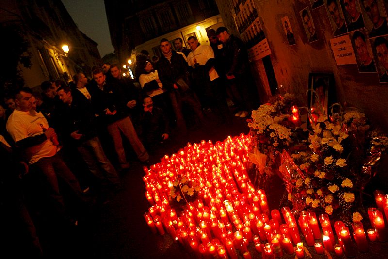 Homenaje al portero de discoteca asesinado en Madrid