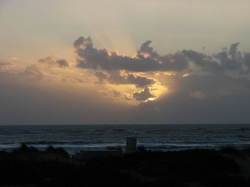 Playa de Sancti-Petri en Chiclana, Cádiz.27/01/2009
