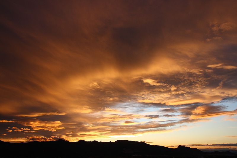 Cullera al atardecer, Valencia. 27/01/2009