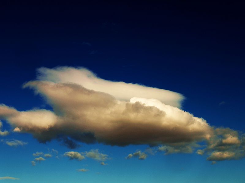 Nubes lenticulares en Molina del Segura, Murcia. 29/01/2009