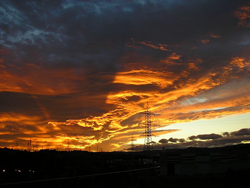 Amanecer sobre Gijón.(30/01/09)