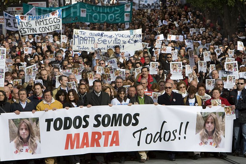 MANIFETACIÓN DESAPARICIÓN MARTA DEL CASTILLO