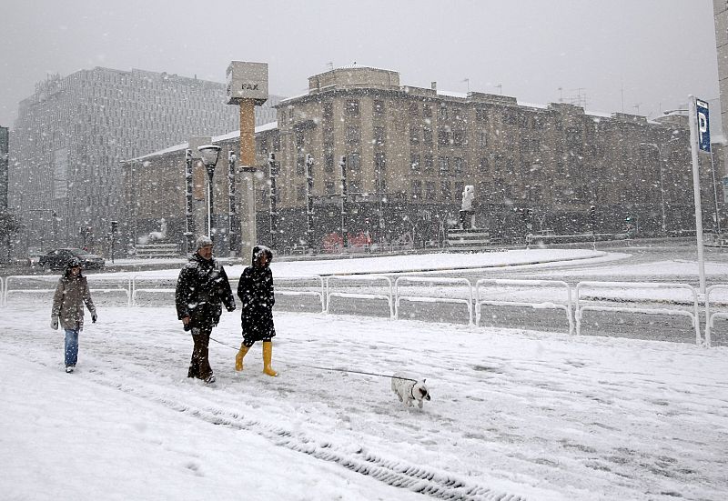 TEMPORAL DE NIEVE EN PAMPLONA