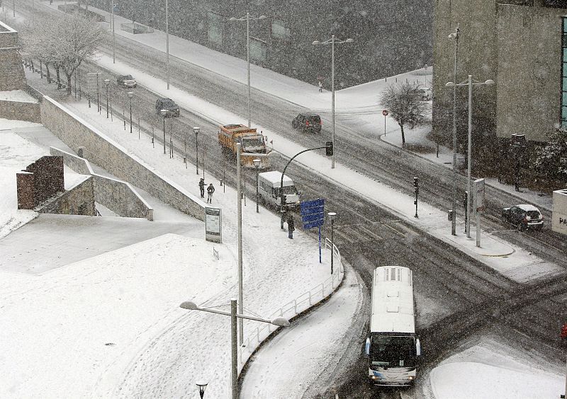 TEMPORAL DE NIEVE EN PAMPLONA