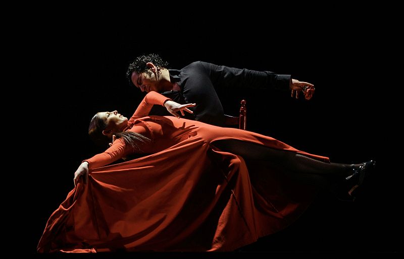 Sara Baras, en un instante del montaje.