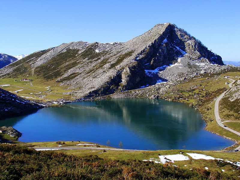 Lago de Enol, Asturias. 17/02/2009