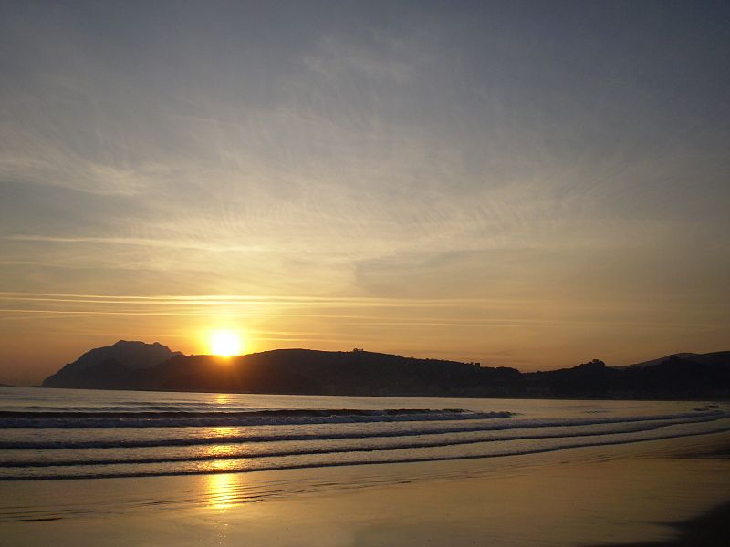 Amanece en Laredo, Cantabria. 18/02/2009