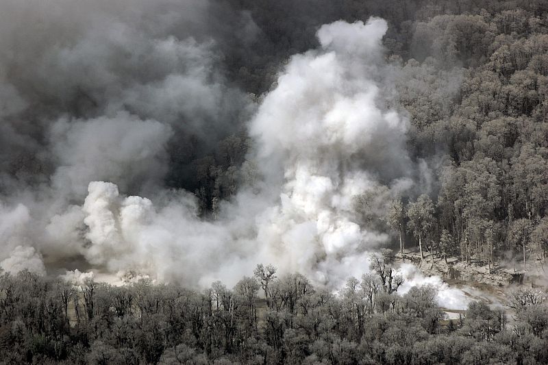 Reactivación del volcán Chaitén en Chile