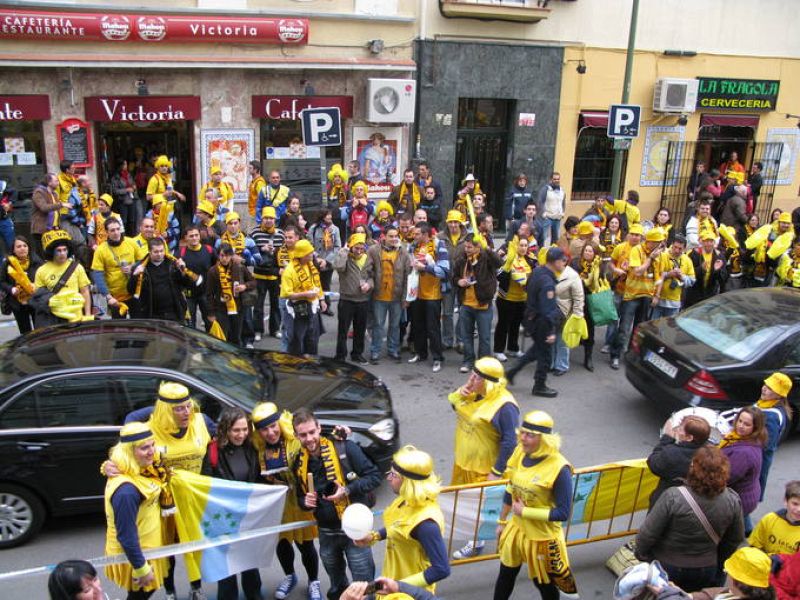 Los aficionados del Kalise han demostrado su sangre canaria.