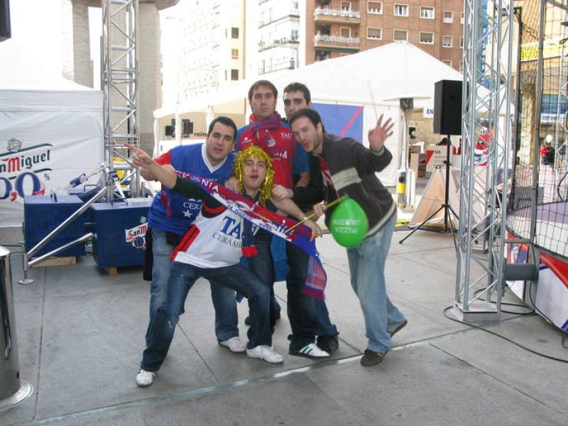 Todo está preparado para animar y ser el sexto jugador. 