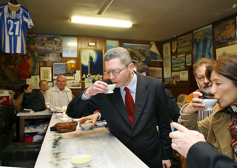 Gallardón, con el PP de Galicia