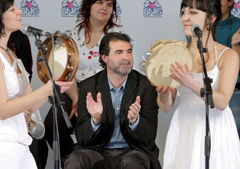 Quintana, durante un encuentro con jóvenes en Santiago de Compostela