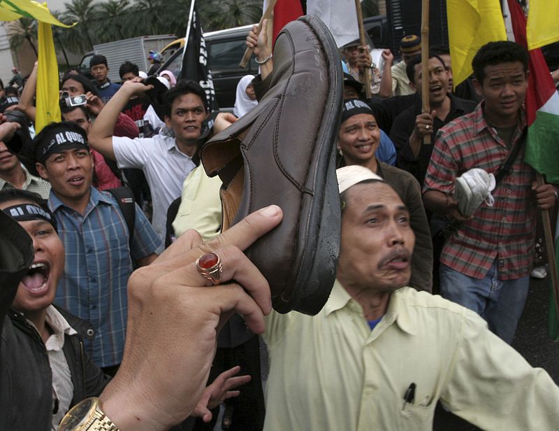 Manifestación en Indonesia