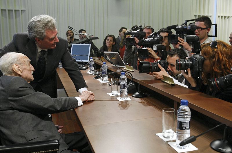 Ayala con el ministro de Cultura