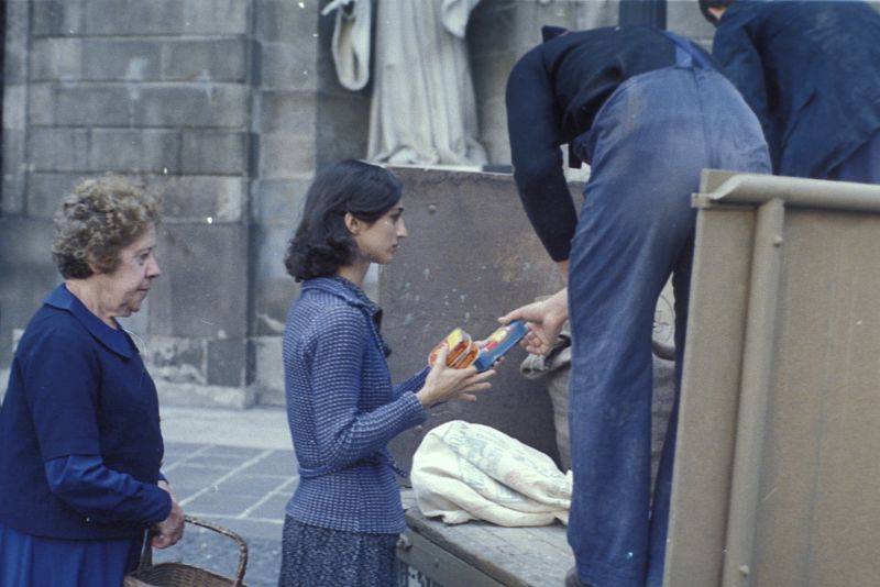 Silvia Munt, Colometa, en una de las escenas de la película y serie de televisión