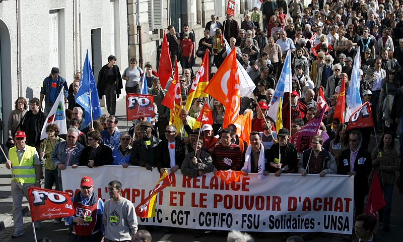 Manifestación en Nantes