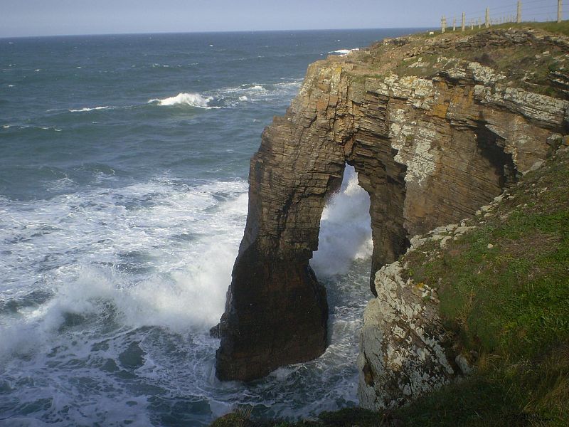 Playa de las Catedrales en Ribadeo, Lugo.(24/03/09)