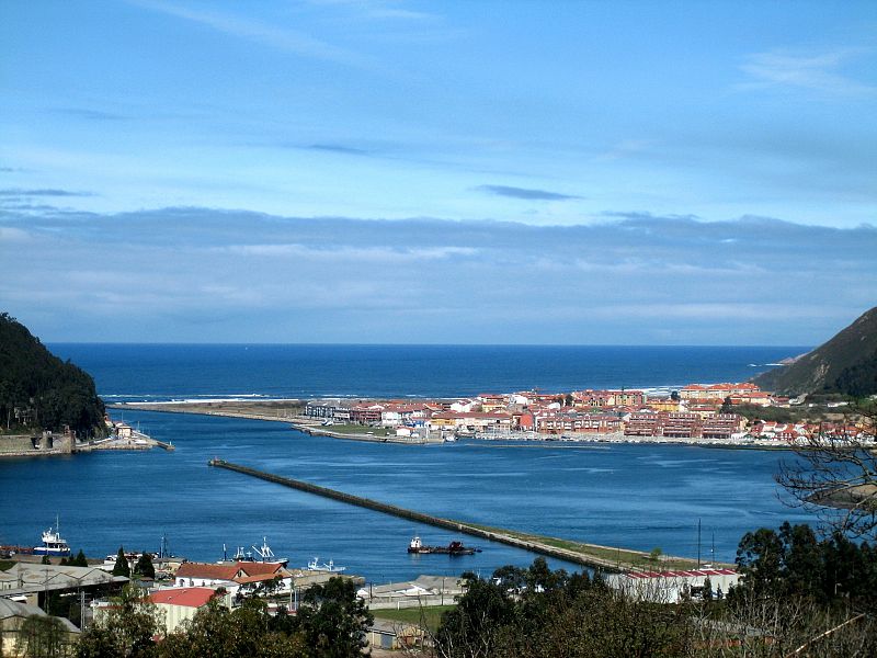 Desembocadura del río Nalón, Asturias.(27/03/09)