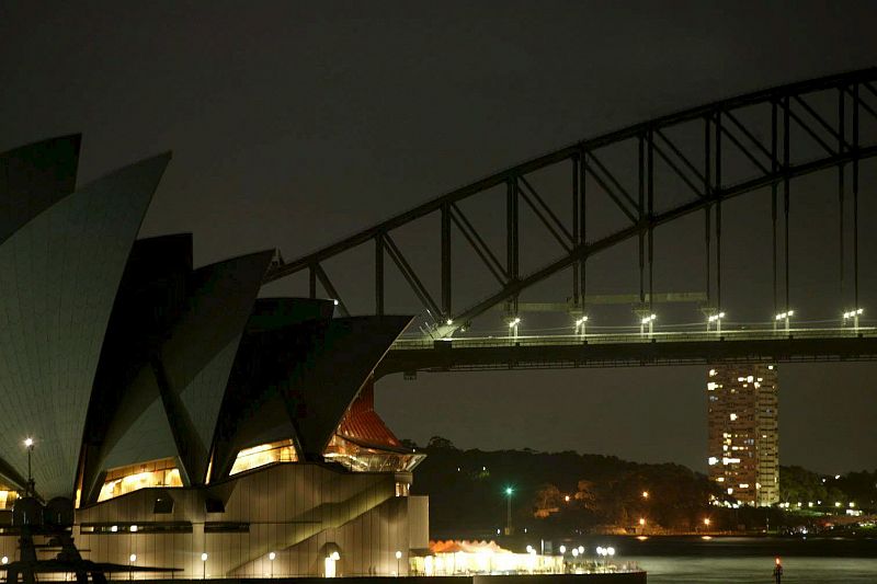 LA "HORA DE LA TIERRA" EN SYDNEY, AUSTRALIA