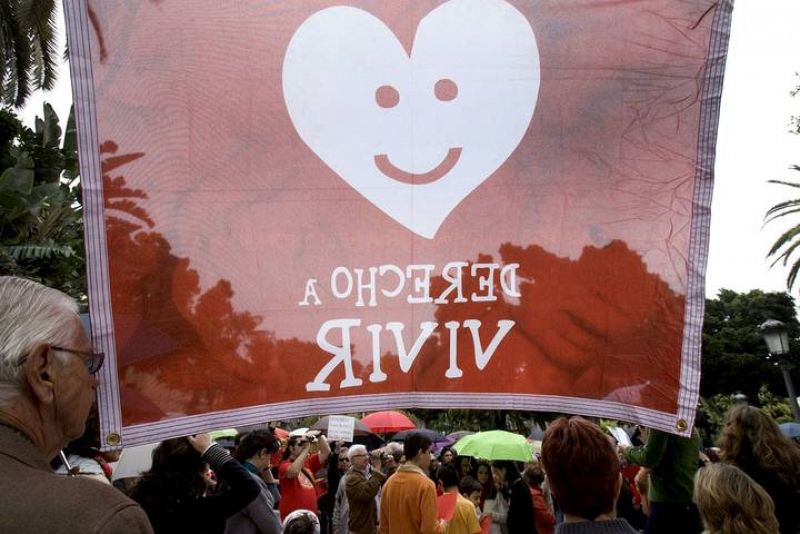 MANIFESTACIÓN CONTRA LEY ABORTO