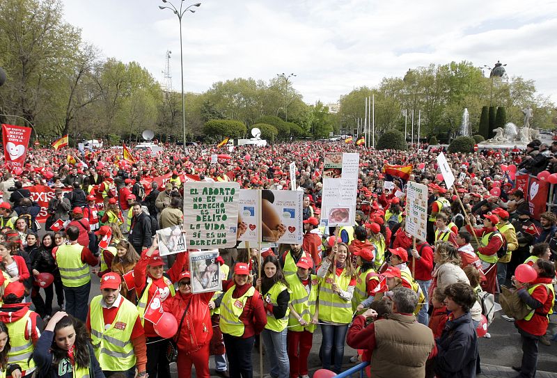 MANIFESTACIÓN CONTRA LEY ABORTO