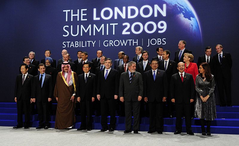 Foto de famila de la cumbre del G-20