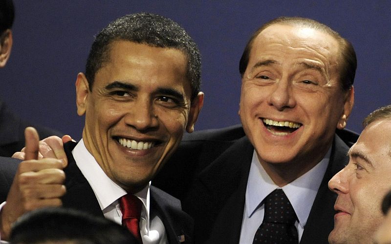 Obama y Berlusconi