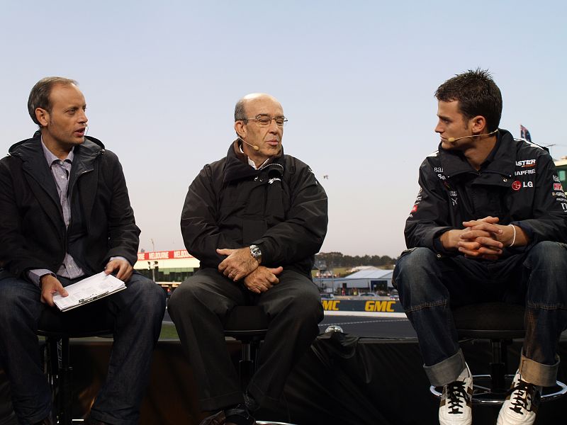 Carmelo Ezpeleta y Sergio Gadea aguantaron estoicamente las picaduras de los mosquitos en el circuito australiano de Phillip Island.