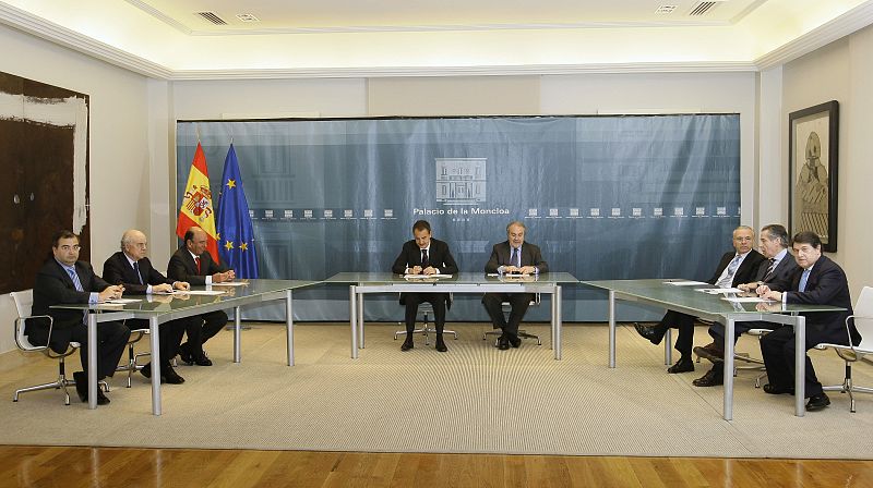 Solbes estuvo presente en la segunda reunión con los banqueros en febrero de 2009.