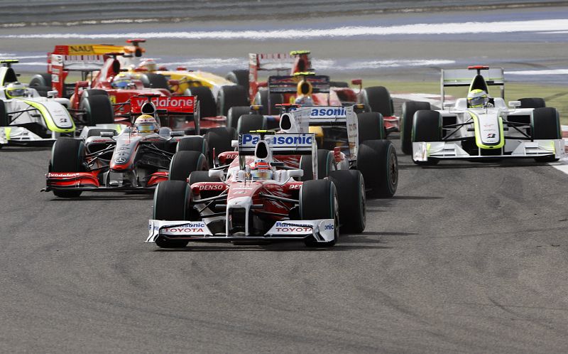 Un fallo en la elección de neumáticos ha hecho que el alemán Timo Glock terminará séptimo a pesar de que salía en cabeza.