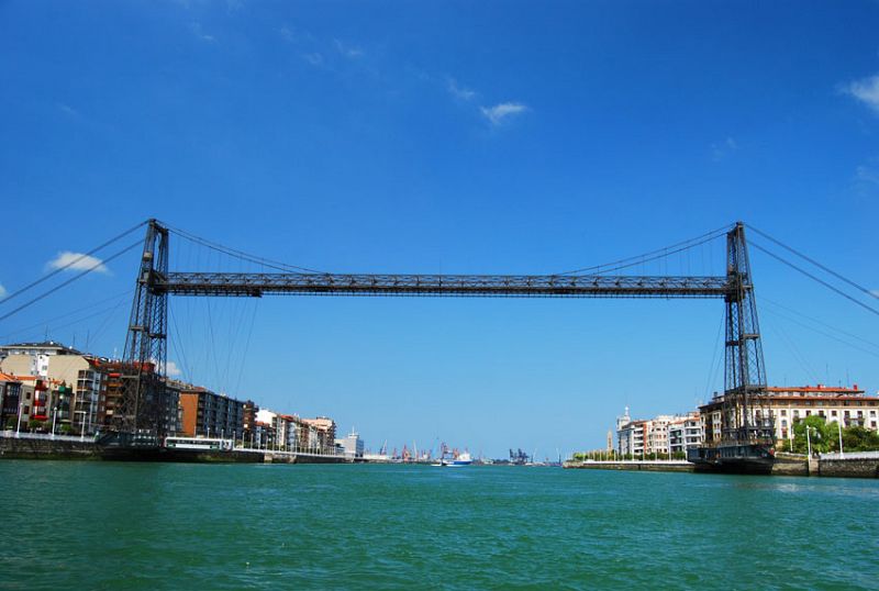 El Puente de Vizcaya en Portugalete, Vizcaya.(05/05/09)