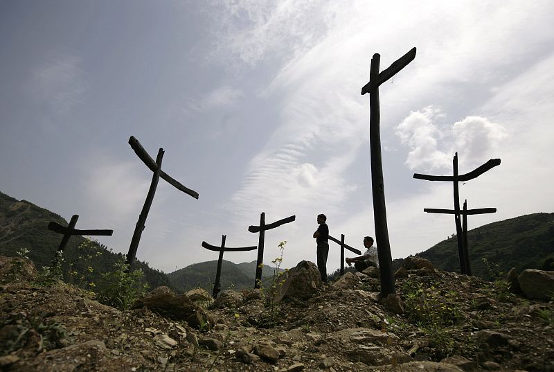 Víctimas terremoto de Sichuan