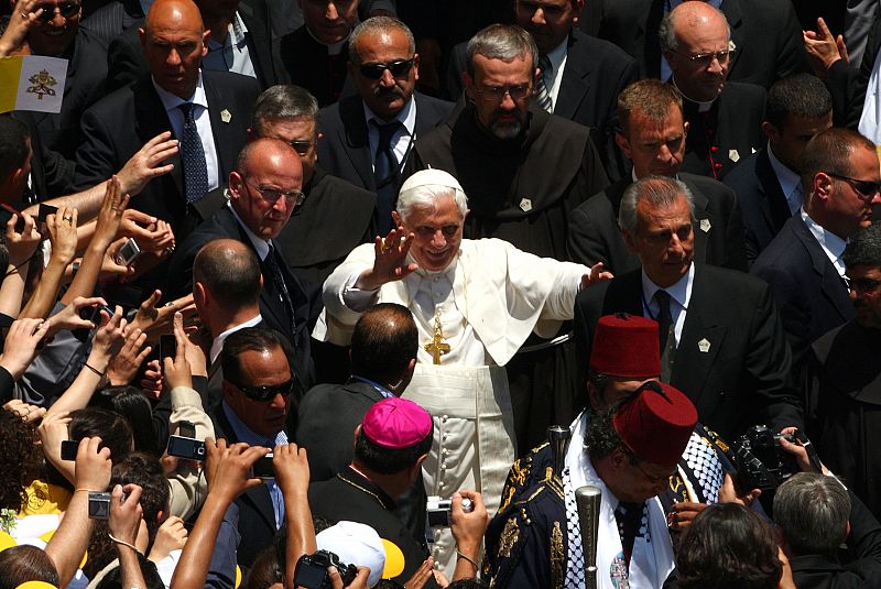 El Papa llega a Palestina