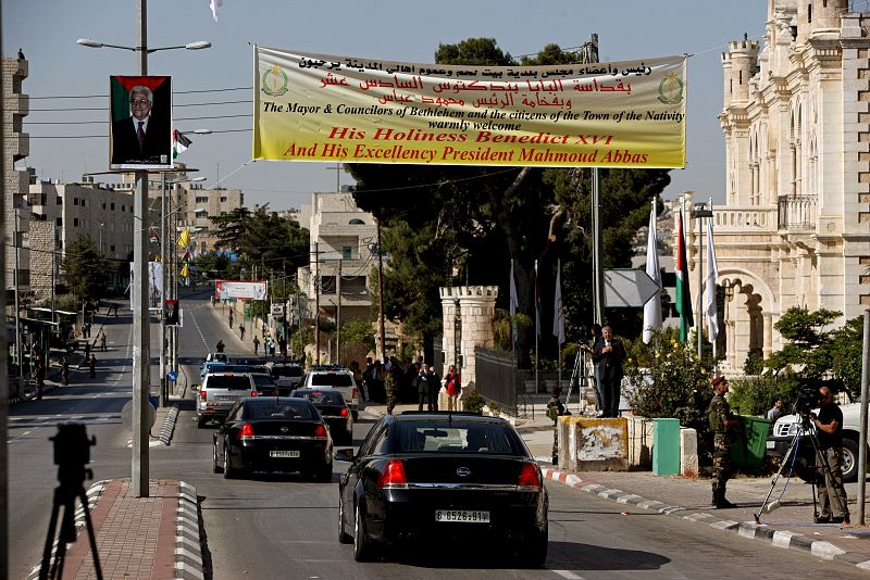 El Papa llega a Palestina