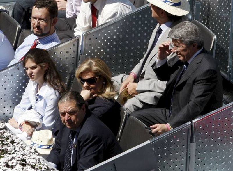 Los presidentes de Madrid y Atlético, Vicente Boluda y Enrique Cerezo, han asistido al partido de Nadal.