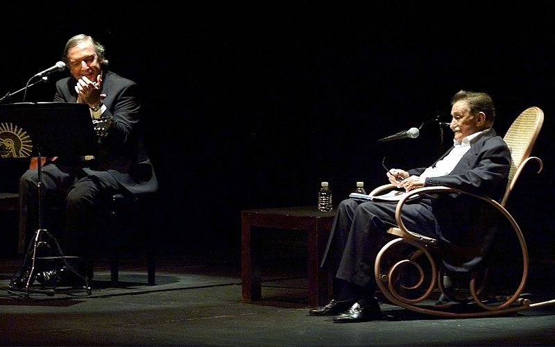 Junto al músico Daniel Viglietti compartió escenario hace unos años en Madrid, para poner acordes a sus poemas, en el recital 'A dos voces'.