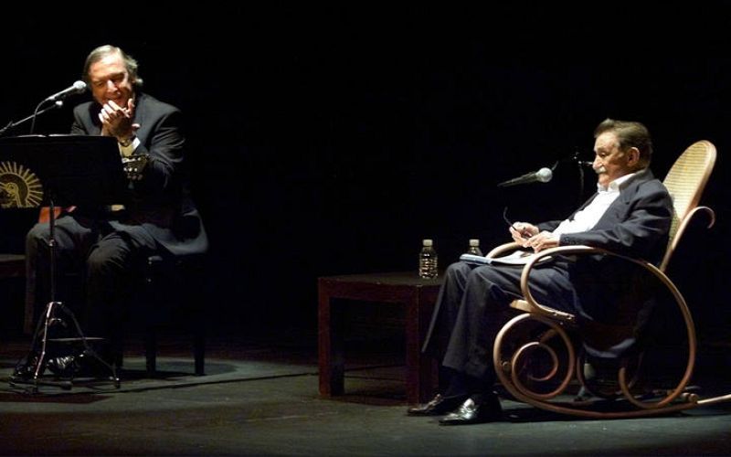 Junto al músico Daniel Viglietti compartió escenario hace unos años en Madrid, para poner acordes a sus poemas, en el recital 'A dos voces'.