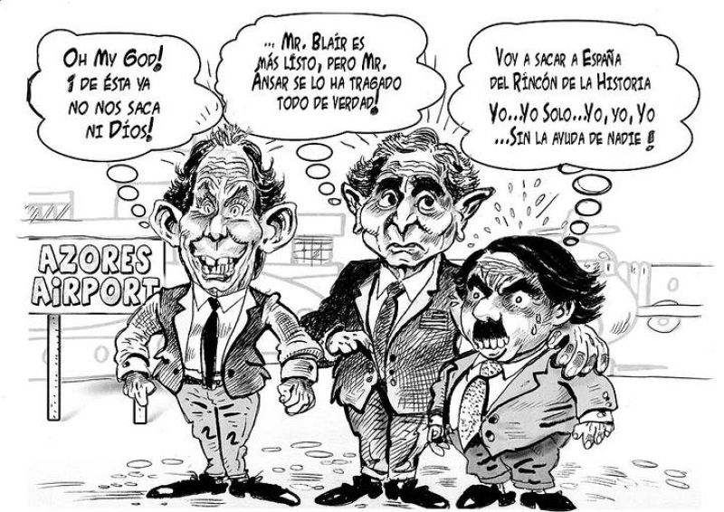  Viñetas del libro de López Aguilar "De Aznar a ZP"