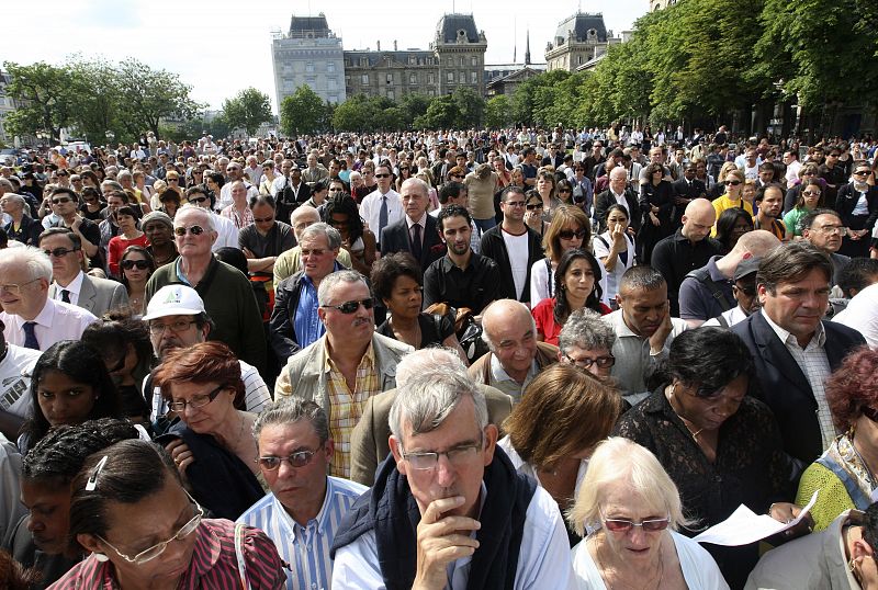 Homenaje desaparecidos Air France