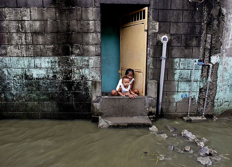 Inundaciones provocadas por una fuerte tormenta en Malabon