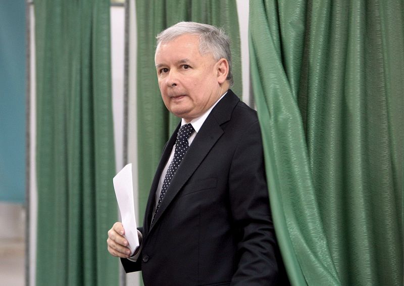 El ex primer ministro polaco y actual líder de la oposición, Jaroslaw Kaczynski