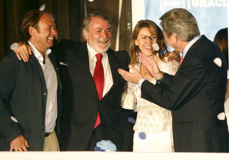 Celebración de la victoria electoral 