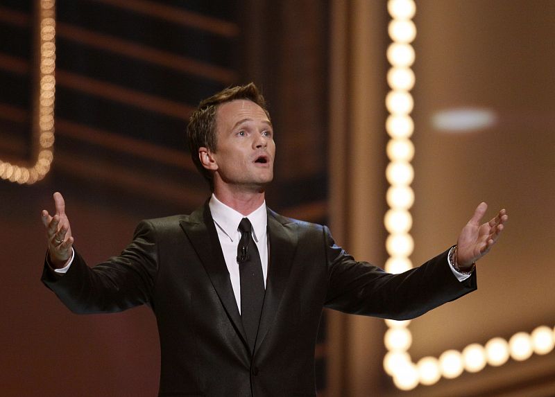 Neil Patrick Harris, el presentador de esta gala de los Premios Tony en su 63 edición.