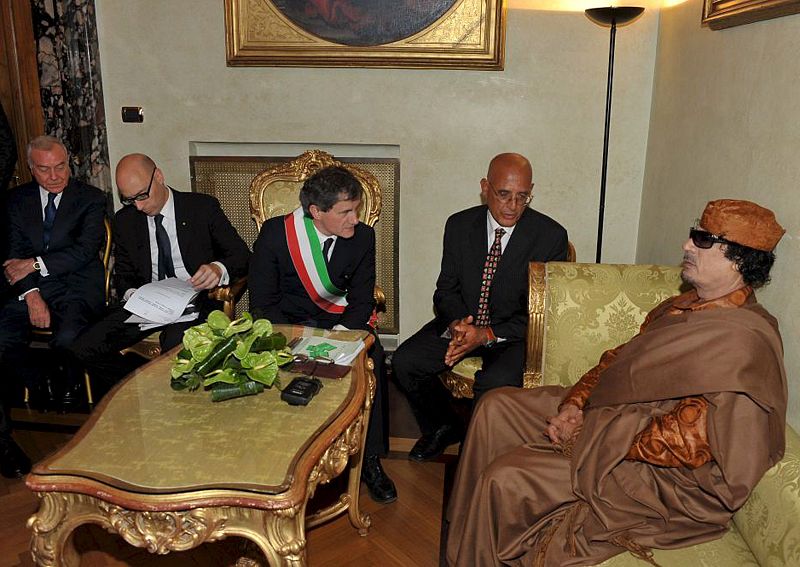 ITALIA - VISITA LIDER LIBIO MUAMAR AL GADAFI