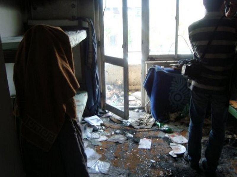 Signos de violencia y vandalismo en Teherán.